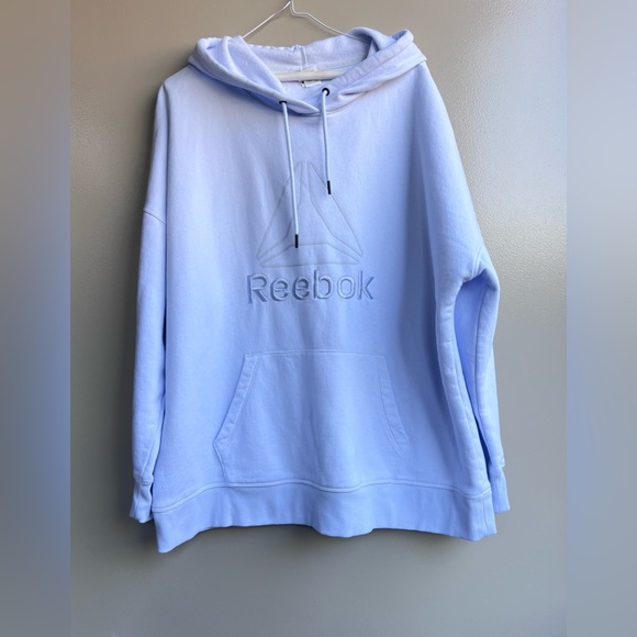Reebok Hoodie XXL Oversized Streetwear Casual Pullover NWOT Gorpcore Skater Y2K - Picture 2 of 13